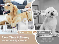 Furvia Pet Grooming Kit — Vacuum 7‑in‑1 for Dogs & Cats