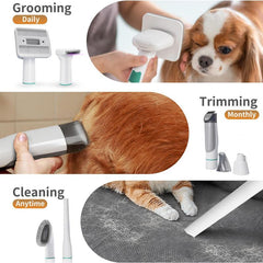 Furvia Pet Grooming Kit — Vacuum 7‑in‑1 for Dogs & Cats