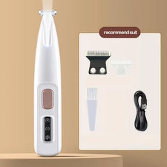 Professional Pet Grooming Trimmer – LED Light & Low Noise