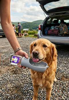 Dorihon Portable Dog Water Bottle – Leakproof Travel Feeder